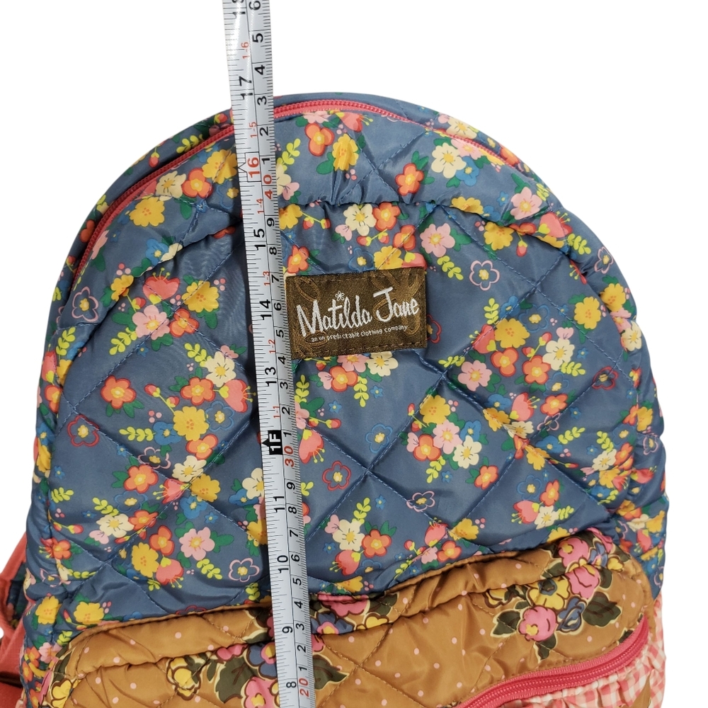 Matilda Jane Floral Quilted Backpack with Ruffles - Picture 5 of 7